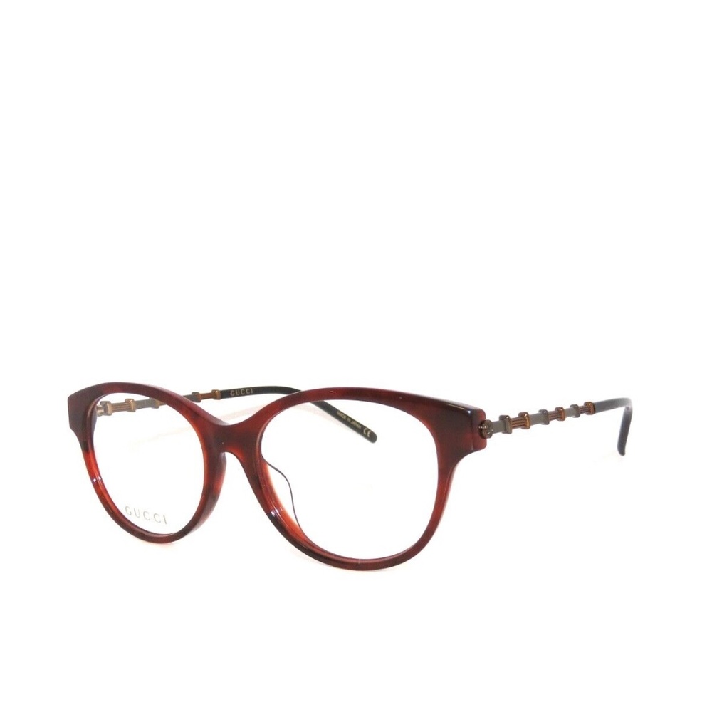 Gucci GG0658OA 0658OA 002 53 Havana Gold Eyeglasses 0658